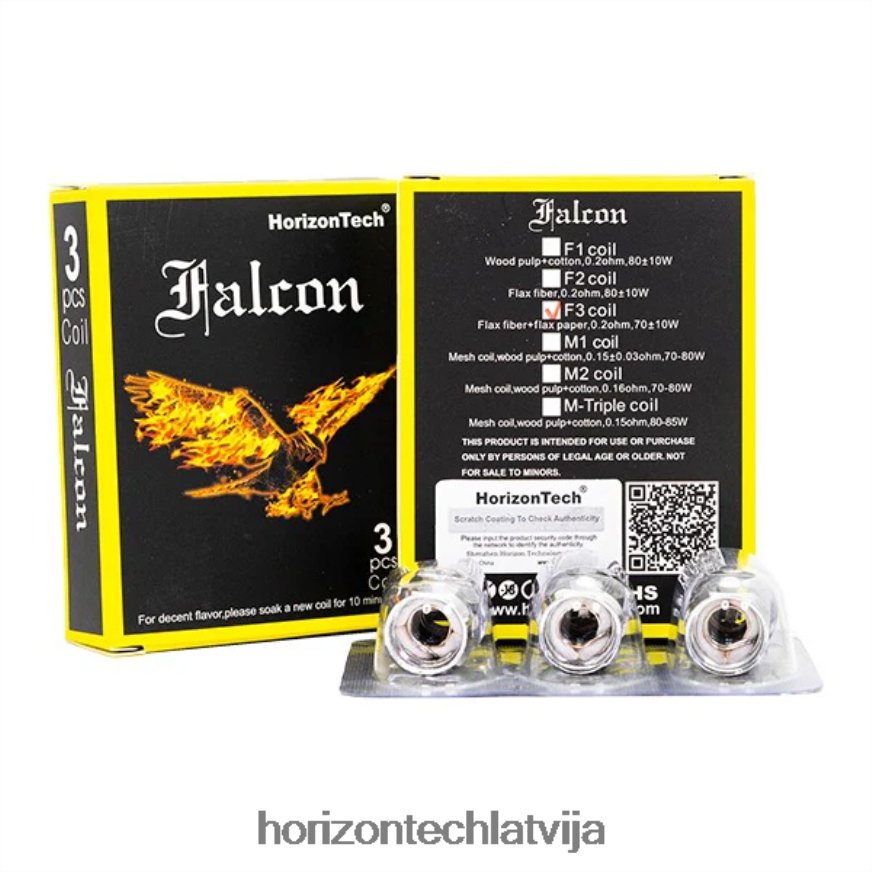 Horizon Tech Company - HorizonTech Falcon spoles (3 iepakojumi) f3 spole 0,2 omi BV24P8161