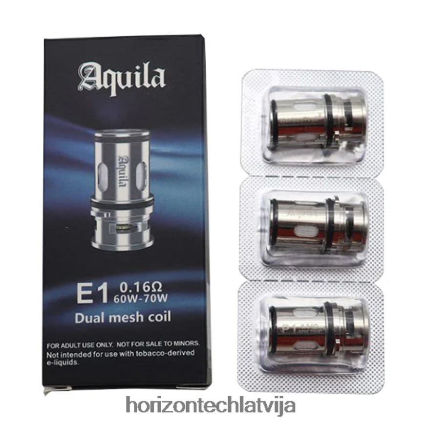 Horizon Tech Vape - HorizonTech Aquila spole (3 iepakojumi) e2 - 0,14 omi (3 iepakojumi) BV24P813