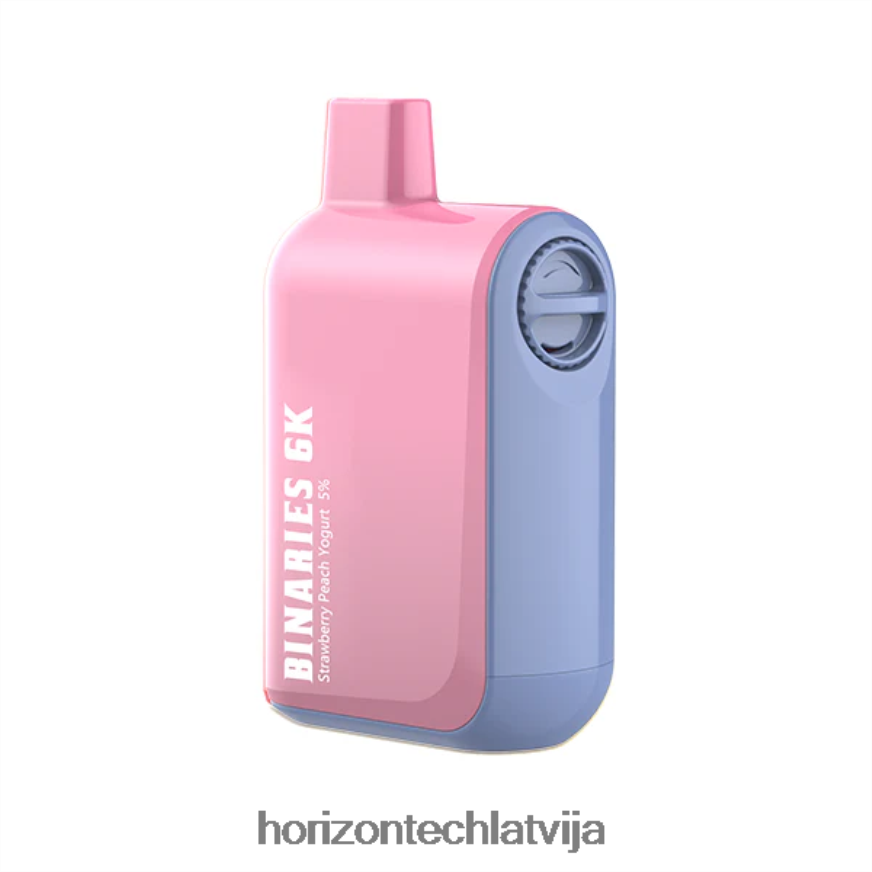 HorizonTech Latvija - HorizonTech Binaries Cabin vienreizējās lietošanas 15ml zemeņu persiku jogurts BV24P843