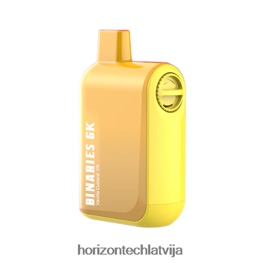 HorizonTech Vape Latvija - HorizonTech Binaries Cabin vienreizējās lietošanas 15ml vaniļas olu krēms BV24P845