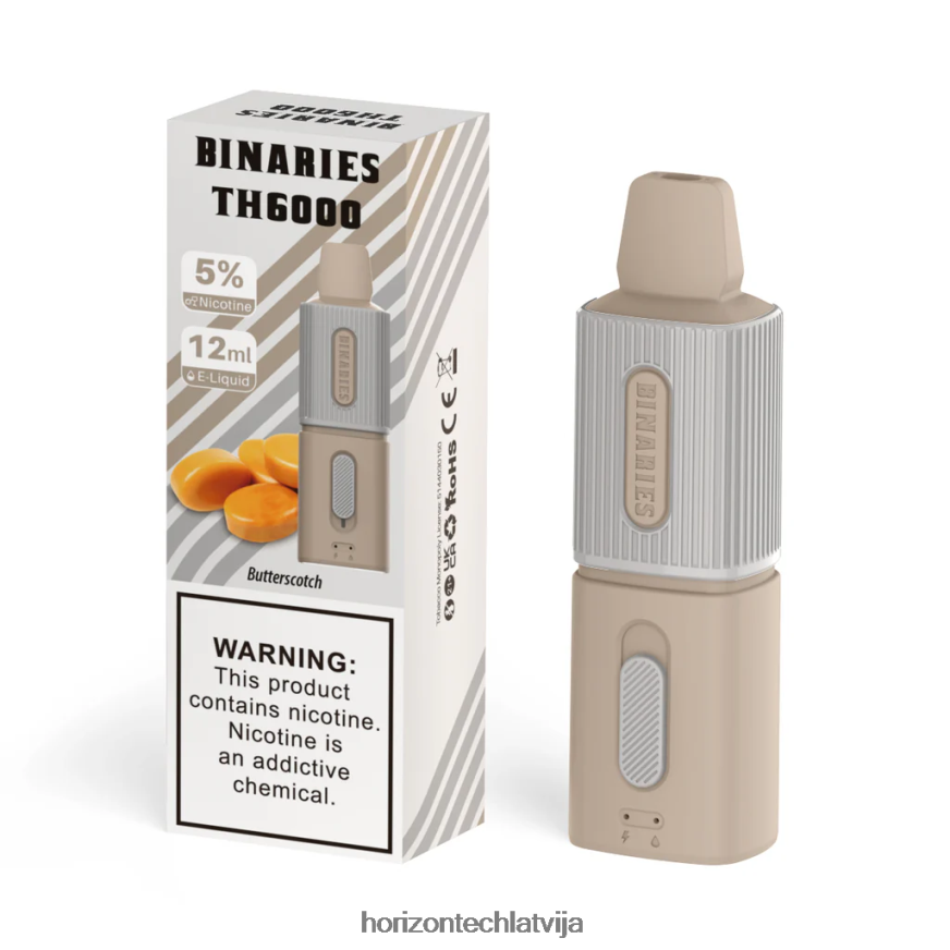 HorizonTech Disposable Vape - HorizonTech Binaries Cabin th6000 vienreizējās lietošanas 12ml sviestmaizi BV24P8103